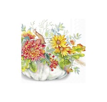 C1080490 Cocktail Napkin-Cucurbita-white