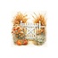IHR L1113560 Luncheon Napkin-Autumn Garden-cream