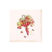 L1120860 Luncheon Napkin-Autumn Umbrella-cream
