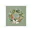 IHR C1120720 Cocktail Napkin-Wreath of the Forest-green