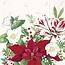 IHR C1016790 Cocktail Napkin-Christmas Florals