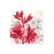 L1117567 Luncheon Napkin-Aurelie-cream black