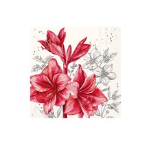 L1117567 Luncheon Napkin-Aurelie-cream black
