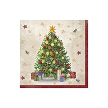 L971560 Luncheon Napkin-Festive Tree