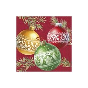 C1088310 Cocktail Napkin-Christmas Bubbles