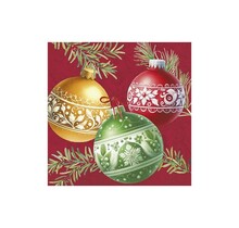C1088310 Cocktail Napkin-Christmas Bubbles
