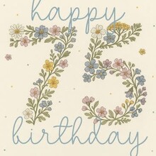 ABD75-75 Floral Number