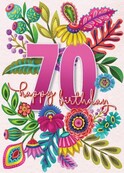 ABD70-Bright Floral 70th