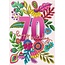 Milestones ABD70-Bright Floral 70th