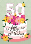 ABD50-Lovely Birthday Cake