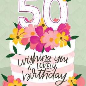 ABD50-Lovely Birthday Cake