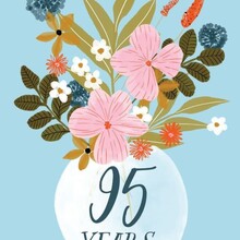 ABD95-95 Years Floral