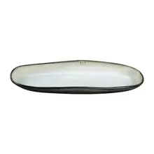 SHADOW NACRE/PEARL WHITE - Small Long Dish 23cm