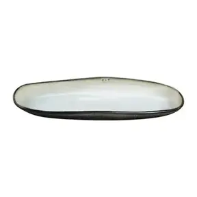 SHADOW NACRE/PEARL WHITE - Small Long Dish 23cm