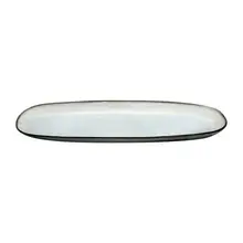 SHADOW NACRE/PEARL WHITE - Large Long Dish 36cm