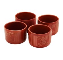 HY0103 Ramekins -Arc Terrra- Set/4