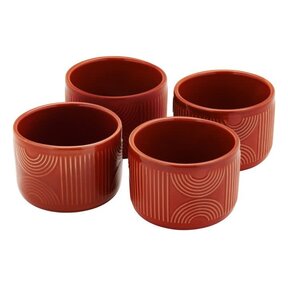 HY0103 Ramekins -Arc Terrra- Set/4