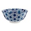 Trudeau 07720692 Pad Print Bowl-Floral 2 Blue