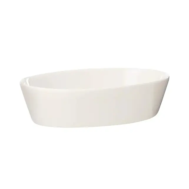564004W Porcelain Oval Baker 9oz