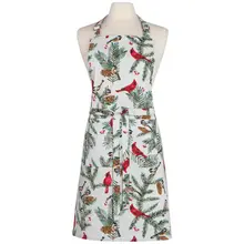NAP3596D Chef Apron- Birds & Boughs