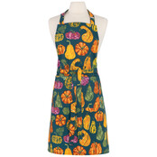 NAP4411D Chef Apron-Harvest Gourds
