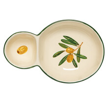 NSV3652D Divided Dish-Olive