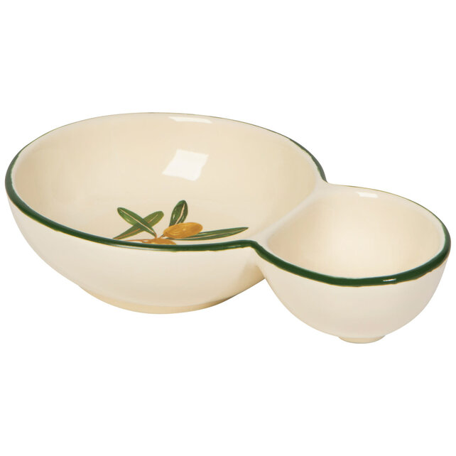 NSV3652D Divided Dish-Olive