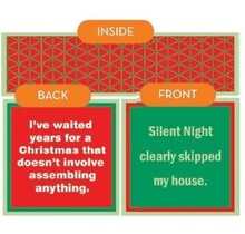 366-7508 Cocktail Napkin-Silent Night/Assembling Anything