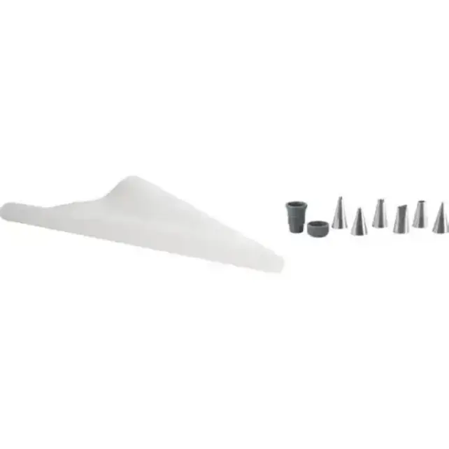 05117611 Decorating Set Metal Tips-7pc
