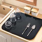 35003 Dish Drying Mat-Black