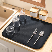 35003 Dish Drying Mat-Black