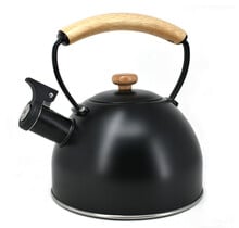 4244782BK "Lys" Kettle Wood Handle-Black