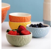 0219110 Mason Cash Rooster Mini Bowl Set/4