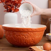 0218585 Mason Cash Pumpkin Bowl -11.75" - Orange