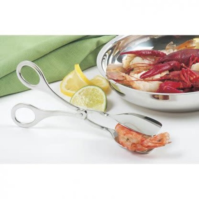 NP1943 S/S  7"  Salad Serving Tongs