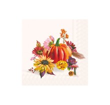 C1125060 Cocktail Napkin-Soft Pumpkin-cream