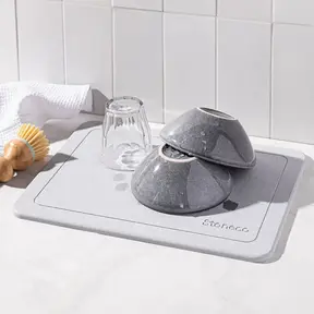 SDM-SG Stone Drying Mat-Solid Grey