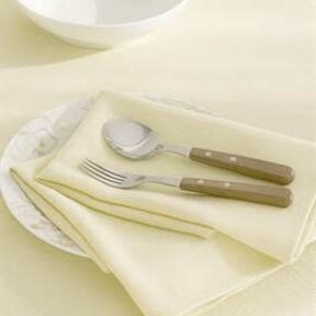TFL18-VY  Napkin-Polyester-Ivory Set/4