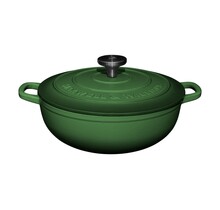 SE0030 Cast Iron 4L Casserole-Green