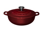 SE0036 Cast Iron 4L Casserole- Merlot