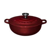 SE0036 Cast Iron 4L Casserole- Merlot