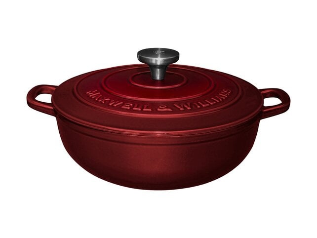 SE0036 Cast Iron 4L Casserole- Merlot