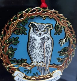 Owl Ornament with CSS Logo