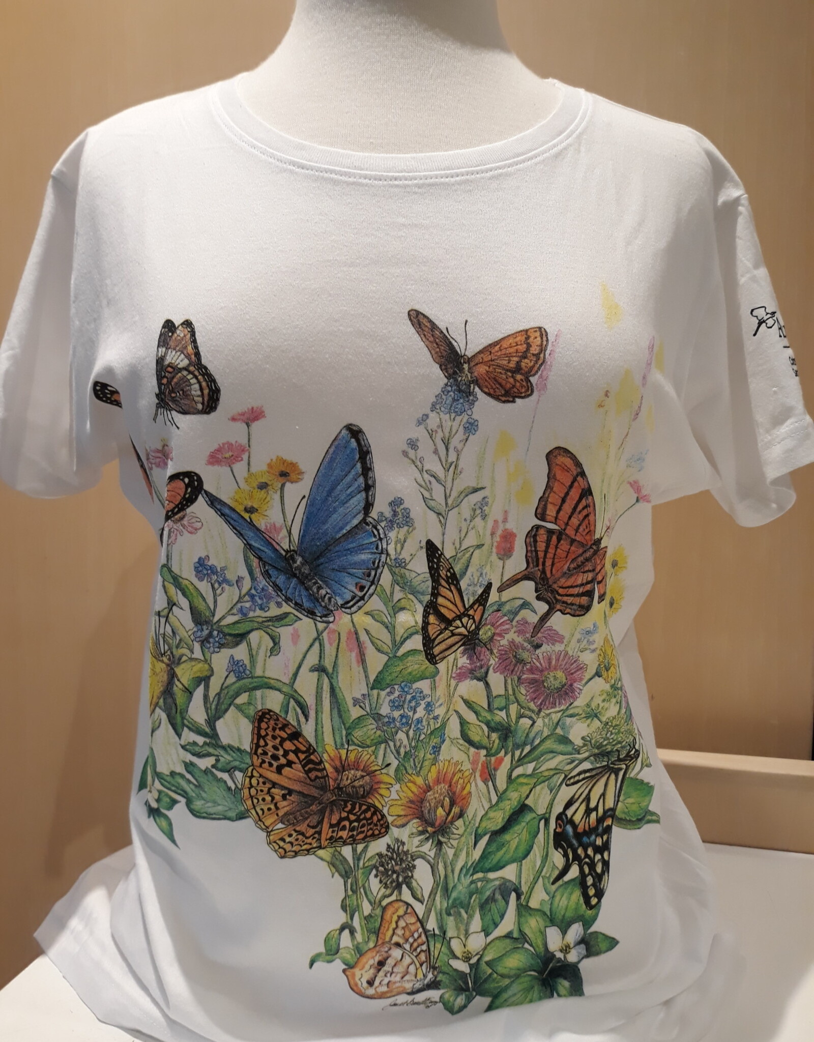 T-Shirt - Ladies Butterfly Garden
