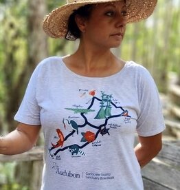 Ladies T-Shirt with  Boardwalk Map