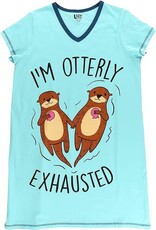 Otterly Exhausted Night Shirt