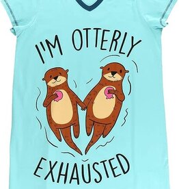 Otterly Exhausted Night Shirt