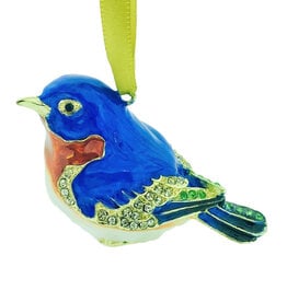 Jeweled Bluebird Ornament