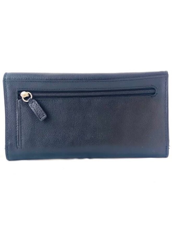 BR-1306 LARGE TRIFOLD CLUTCH