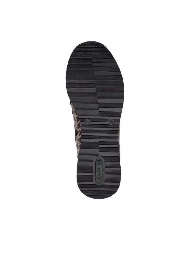 R2577-01 Lace up Side Zipper Sneaker (ELMIRA)